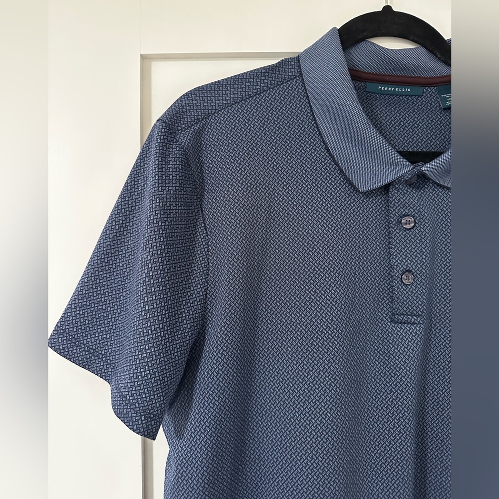 Perry Ellis Navy Polo Shirt